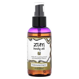 ZUM, ツムオイル（Zum Oil）, フランキンセンス＆ミルラ, 4液量オンス (118 ml)