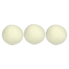 ZUM, Zum Clean, Wool Dryer Balls with Aroma Blend, Patchouli, 4 Pieces