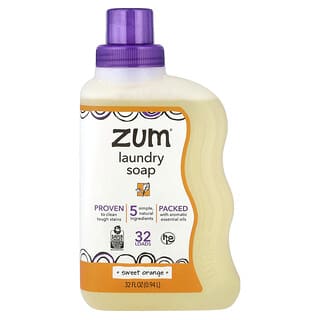 ZUM, Laundry Detergent, Sweet Orange, 32 fl oz (0.94 l)