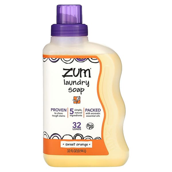 ZUM, 세탁 비누, 스위트 오렌지, 0.94l(32fl oz)