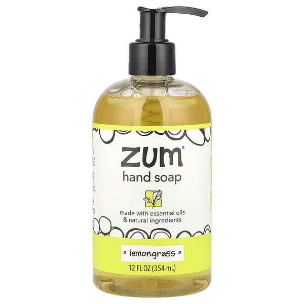 ZUM, 줌 손 비누, 레몬 그라스, 12 fl oz (354 ml)