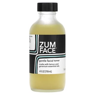 ZUM, Zum Face, Gentle Facial Toner, Lemon and Geranium, 4 fl oz (118 ml)