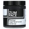 Zum Face, Exfoliante facial con azúcar, Carbón vegetal, 4 oz