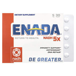 ENADA, NADH 5x，5 毫克，30 片