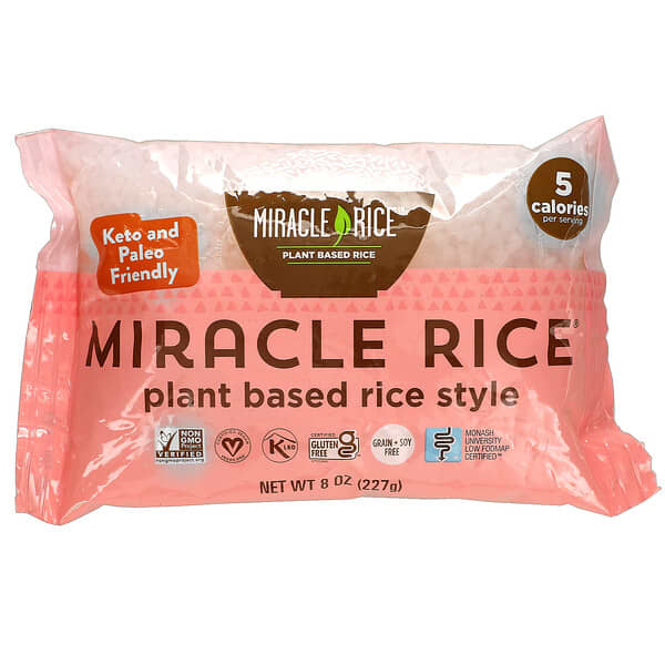 Miracle Noodle‏, أرز ميراكل، 8 أونصات (227 جم)