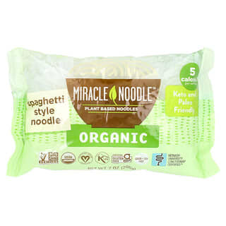 Miracle Noodle, Органическая лапша в стиле спагетти, 7 унций (200 г)