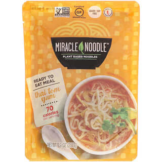 Miracle Noodle, Comida lista para comer, Tom yum tailandesa, 280 g (9,9 oz)