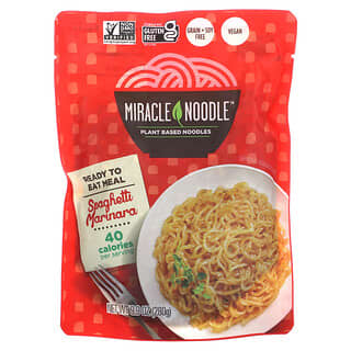 Miracle Noodle, Comida lista para comer, Espagueti a la marinara`` 280 g (9,9 oz)