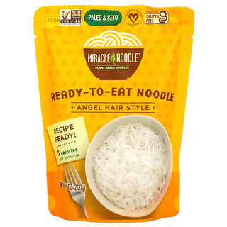 Miracle Noodle, Fideos listos para comer, Cabello de ángel, 200 g (7 oz)