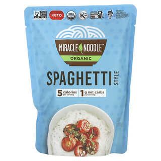 Miracle Noodle, Estilo espagueti orgánico`` 200 g (7 oz)