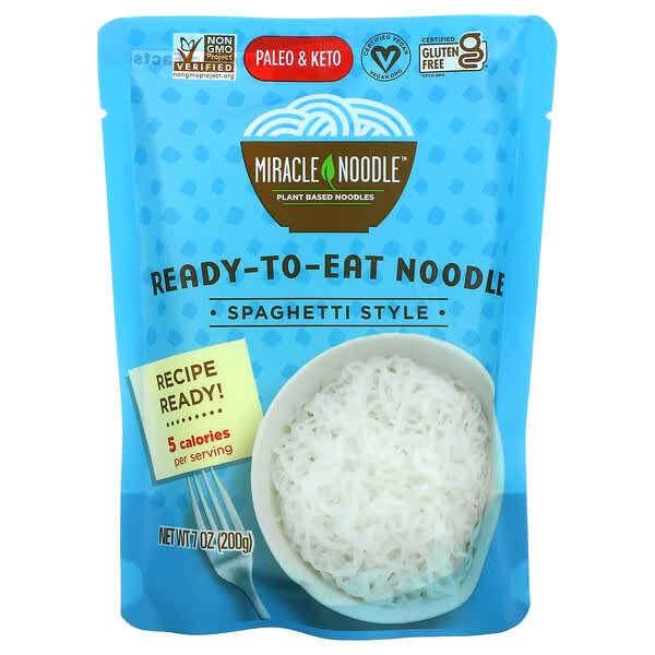 Miracle Noodle, Nouilles prêtes à manger, style spaghetti, 200 g