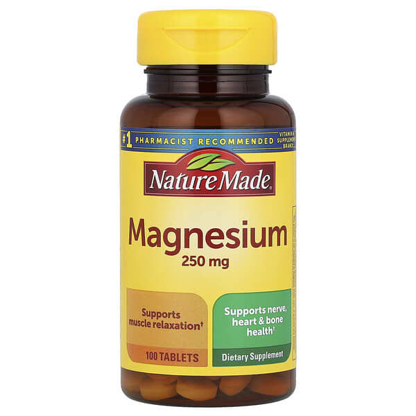 Magnesium, 250 mg, 100 Tablets