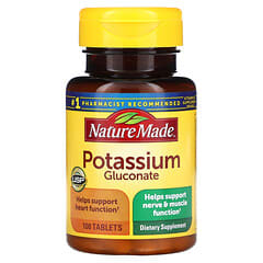 Nature Made, Potassium Gluconate, 100 Tablets