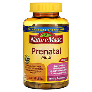 Nature Made, Prenatal Multi, 250 Tablets