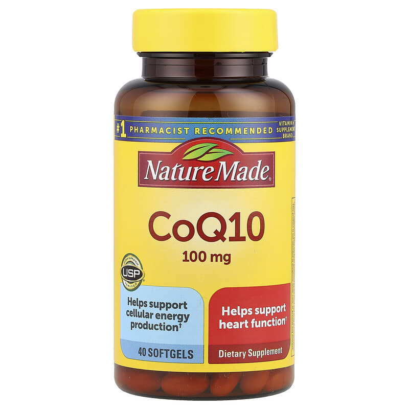 CoQ10（コエンザイムQ10）、100mg、ソフトジェル40粒