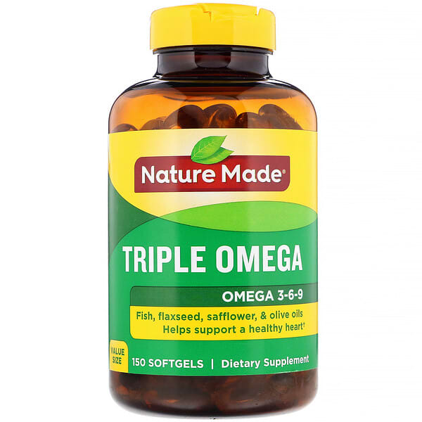 Nature Made, Triple Omega, Omega 369, 150 Softgels