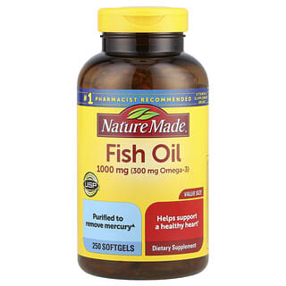 Nature Made, Fish Oil, 250 Softgels