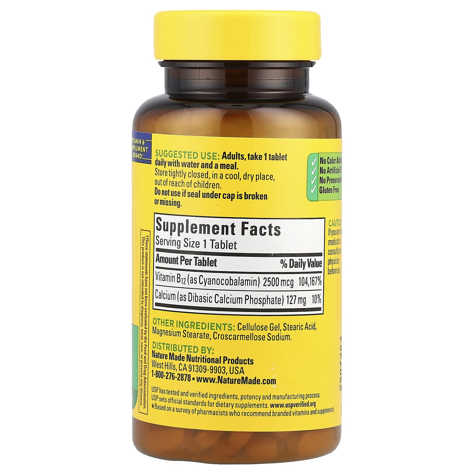 Nature Made, Vitamin B12, Extra Strength, 60 Tablets