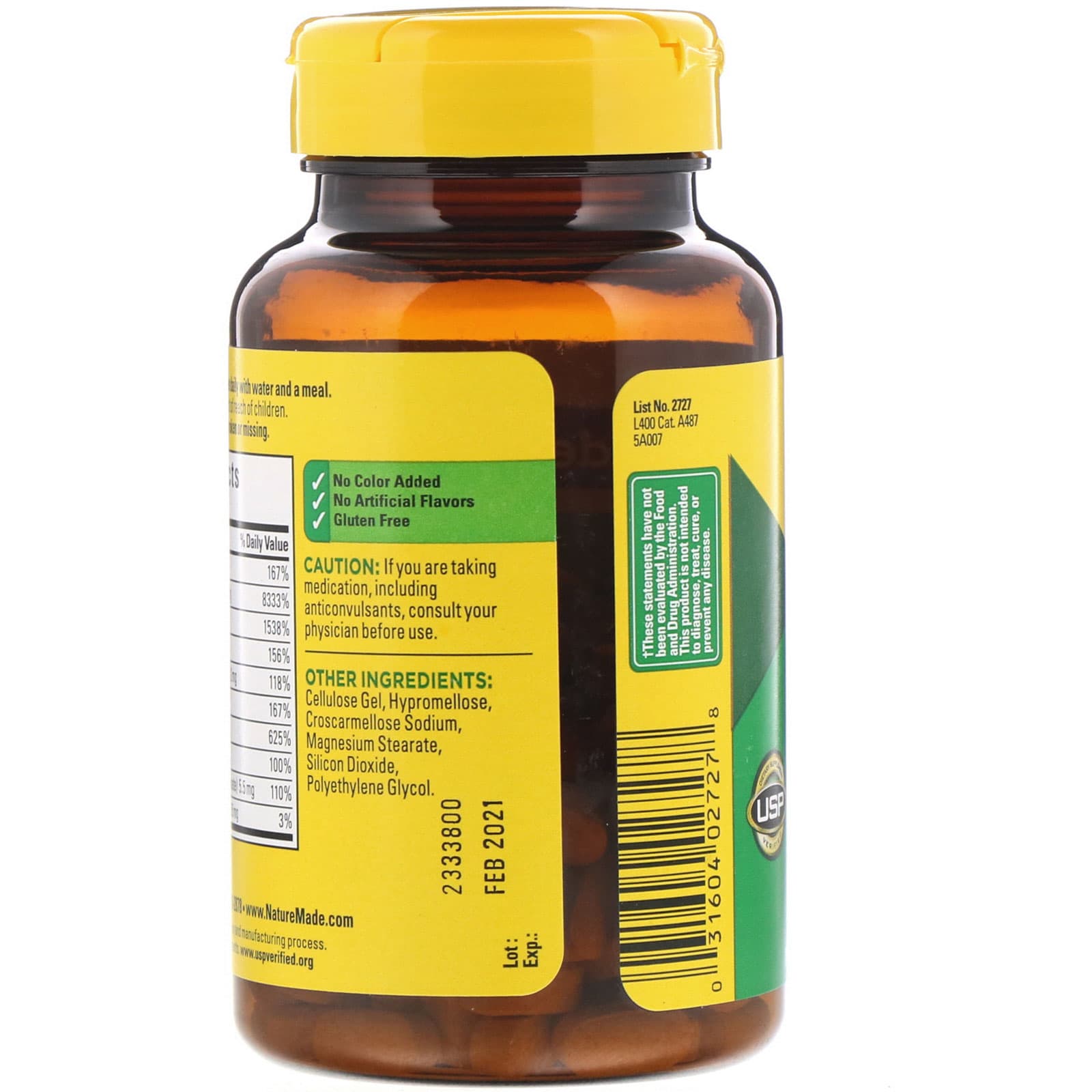 Nature Made, Super with Vitamin C, 140 Tablets