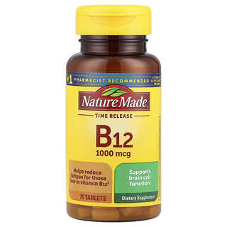 Nature Made, Vitamine B12, Libération prolongée, 75 comprimés