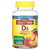 Vitamin D3 Gummies, Strawberry, Peach & Mango, 25 mcg (1,000 IU), 90 Gummies