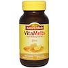 VitaMelts, Цинк, со вкусом меда и лимона, 100 таблеток