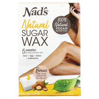 Nad's, 천연 설탕 왁스, 170g(6oz)