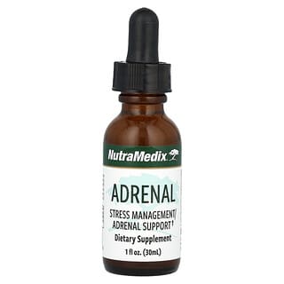 NutraMedix, Suporte Adrenal para Controle do Estresse Adrenal, 30 ml (1 fl oz)