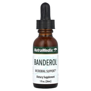 NutraMedix, Banderol, Mbacterial Support, Banderol, mikrobielle Unterstützung, 30 ml (1 fl. oz.)