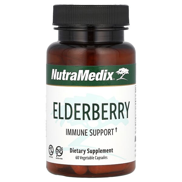 Elderberry, Immune Support, 500 mg, 60 Vegetable Capsules