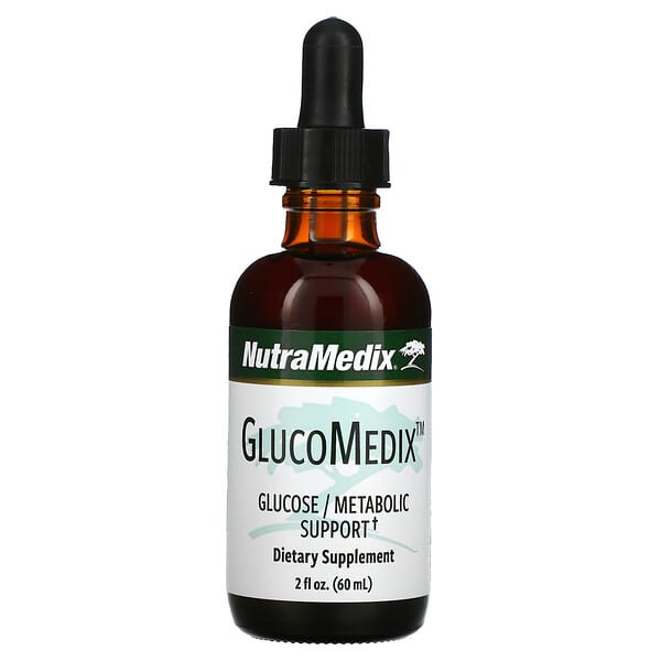 NutraMedix, GlucoMedix, Glucose/Metabolic Support, 2 oz (60 ml) (Discontinued Item) 