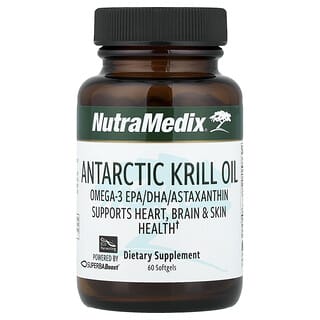 NutraMedix, Antarctic Krill Oil, 60 μαλακές κάψουλες