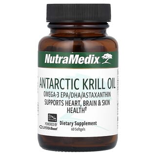 NutraMedix, Antarctic Krill Oil, antarktisches Krillöl, 60 Weichkapseln