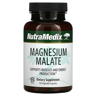 NutraMedix, Malato de magnesio, 120 cápsulas vegetales