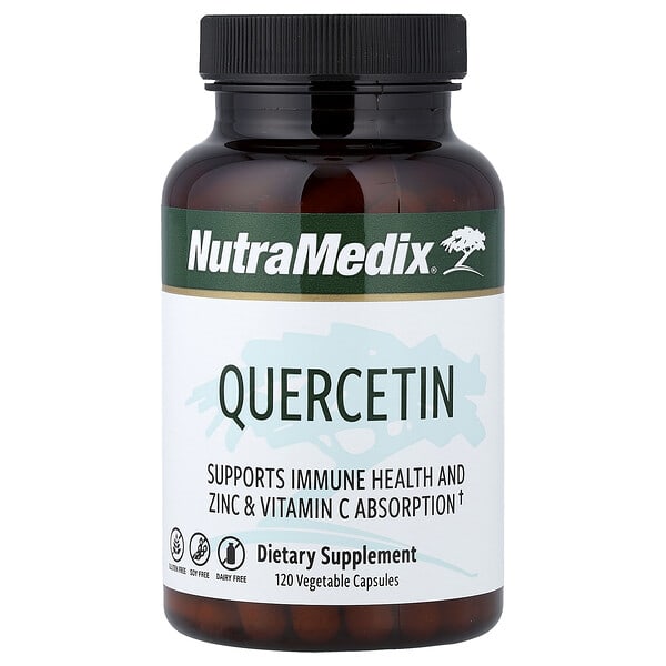 Quercetin, 120 Vegetable Capsules (250 mg per Capsule)