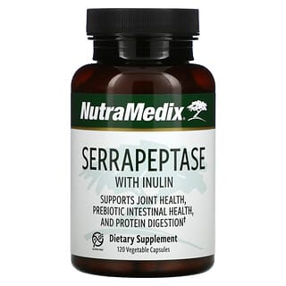 NutraMedix, Serrapeptase à l'inuline, 120 capsules végétales