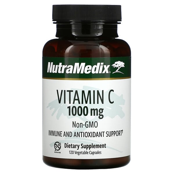 NutraMedix, Vitamin C, 1,000 mg, 120 Vegetable Capsules