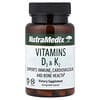 Vitamins D3 & K2, 60 Vegetable Capsules