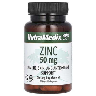 NutraMedix, Zinc, 50 mg, 60 Vegetarian Capsules