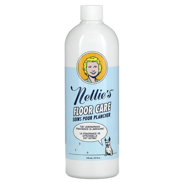 Nellie's, フロアケア、レモングラス、740ml（25液量オンス）