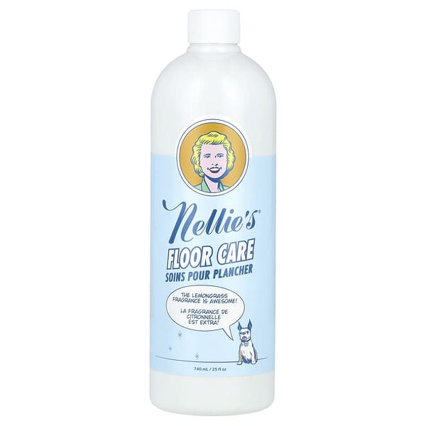 Nellie's, 바닥 청소, 레몬그라스, 740ml(25fl oz)