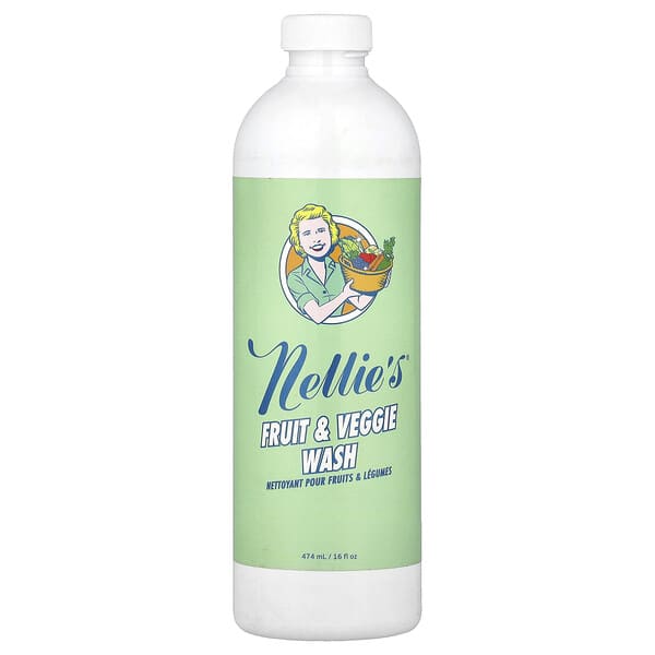 Nellie's, 과일 & 채소 워시, 474ml(16fl oz)