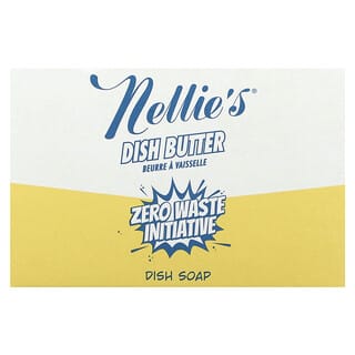 Nellie's, Recharge de savon pour vaisselle, Beurre pour vaisselle, 1 barre