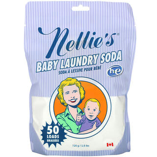 Nellie's (نيليز آل ناتشورال)‏, صودا الغسيل للأطفال، 50 حمولة، 1.6 رطل (726 جم)