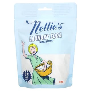 Nellie's, Soda para Lavar Roupa, 15 Colheres Medidoras, 250 g (0,55 lbs)