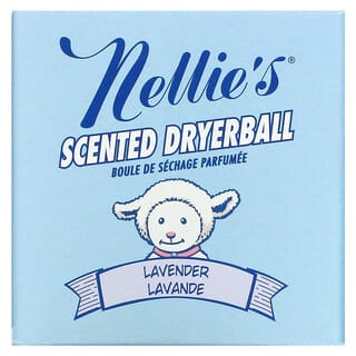 Nellie's, Scented Wool Dryerball, Lavender, 1 Dryerball