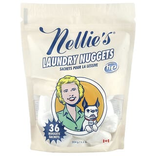 Nellie's, 세탁 너겟, 무향, 36회분, 500g(1.1lbs)