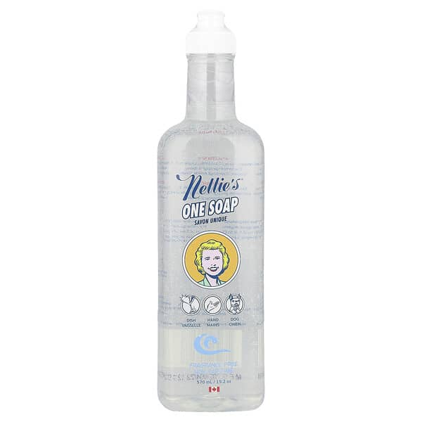 Nellie's, One Soap, 무향, 570ml(19.2oz)