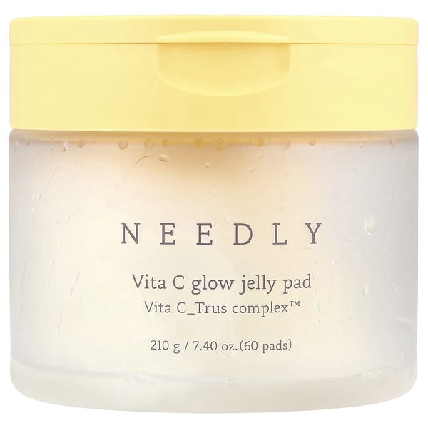 Needly, Vita C 글로우 젤리 패드, 60매, 210g(7.4oz)