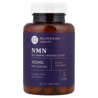 Neurogan Health, NMN, 900 mg, 90 Cápsulas